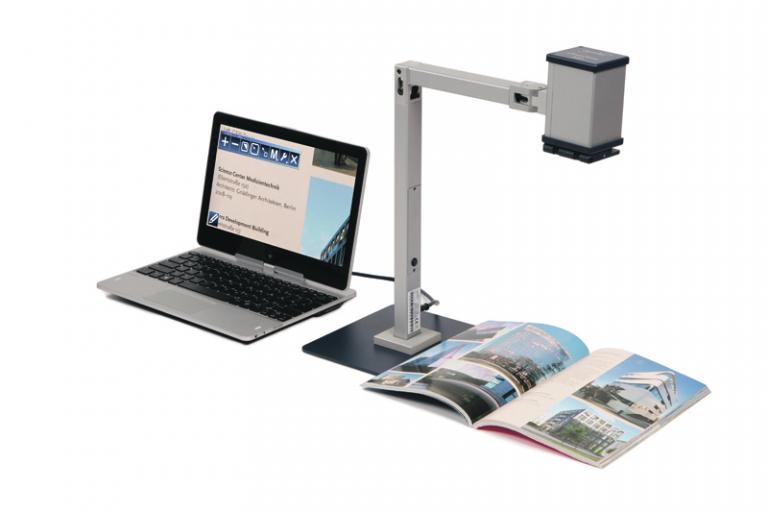 ClearNote HD with laptop Spektra